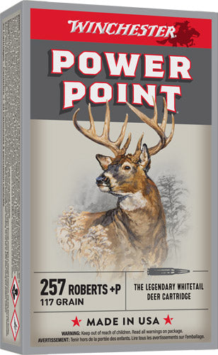 Winchester .257 Roberts X257P3 Super X Power-Point 117 Grain