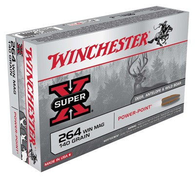 Winchester .264 Winchester Mag X2642 Super-X Power-Point Pointed Soft Point PSP 140 Grain