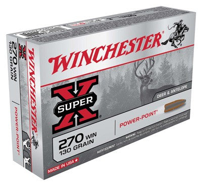Winchester .270 Winchester X2705 Super-X Power-Point 130 Grain