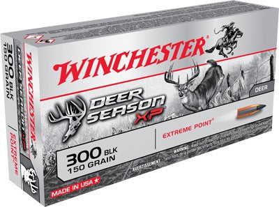 Winchester .300 AAC Blackout X300BLKDS DEER SEASON XP Extreme Point 150 Grain