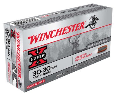 Winchester .30-30 Winchester X30301 Super-X Jacketed Hollow Point JHP 150 Grain
