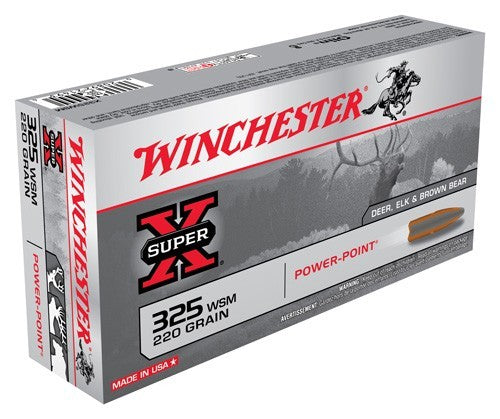 Winchester .325 WSM X325WSM Super X Power-Point 220 Grain