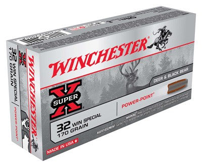 Winchester .32 Winchester Special X32WS2 Super-X Power-Point Pointed Soft Point PSP 170 Grain