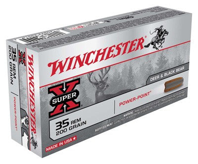 Winchester .35 Remington X35R1 Super-X Power-Point Pointed Soft Point PSP 200 Grain