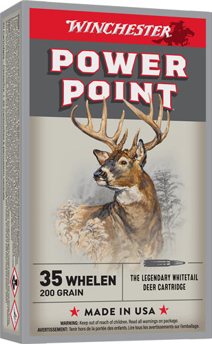 Winchester .35 Whelen X35W Power-Point Jacketed Soft Point JSP 200 Grain