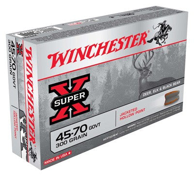 Winchester .45-70 Government X4570H Super-X Jacketed Hollow Point JHP 300 Grain