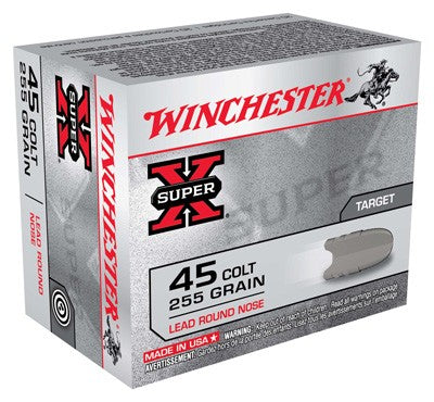 Winchester .45 Long Colt X45CP2 Super X Lead Round Nose LRN 255 Grain
