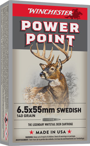 Winchester 6.5x55mm Swedish X6555 Super-X Power-Point 140 Grain