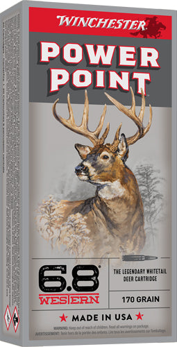 Winchester 6.8 Western X68W1 Super-X Power-Point 170 Grain