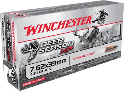 Winchester 7.62x39mm X76239DS Deer Season XP Extreme Point 123 Grain