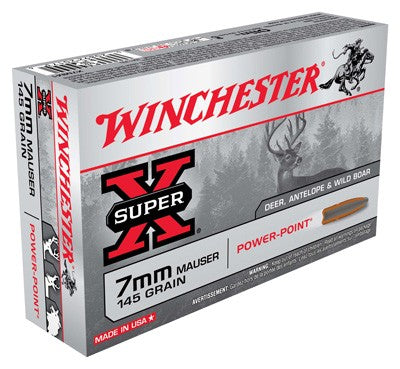Winchester 7mm Mauser X7MM1 Super X Power-Point 145 Grain