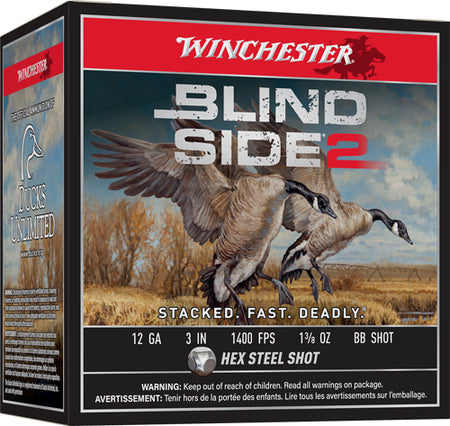 Winchester 12 Gauge XBS123BB Blind Side 2 020892026902 3" 1-3/8oz BB