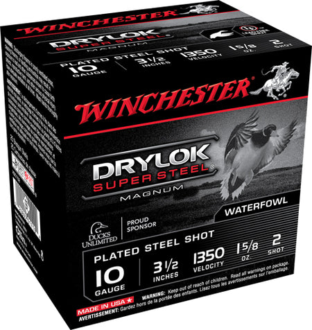 Winchester 10 Gauge XSC102 Drylok Super Steel Magnum 3.5" 1-5/8oz 2 Shot