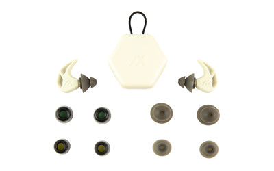 AXIL X20-BONE X20 Bone White Earplugs with Pocket Carry Case