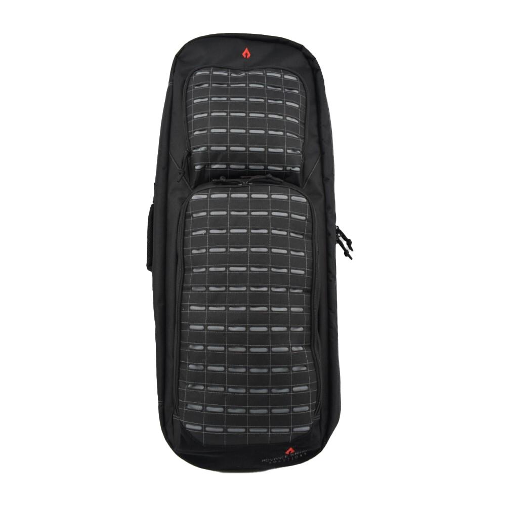 AWS Frame 36-Inch Rifle Case with MOLLE Points and Hideaway Backpack Straps - Black/Grey