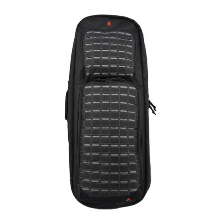 AWS Frame 36-Inch Rifle Case with MOLLE Points and Hideaway Backpack Straps - Black/Grey