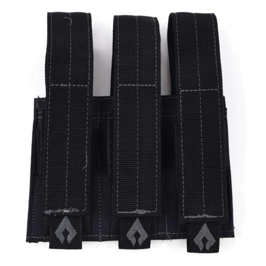 Advance Warrior Solutions Pistol Triple Magazine Pouch Black