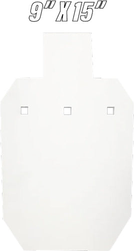AR500 BASH Half-Size Silhouette Target 9"x15", 3/8" Thick