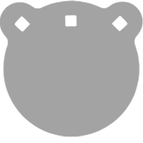 AR500 BASH Gong Target Round 6 Inch, 1/2" Thick