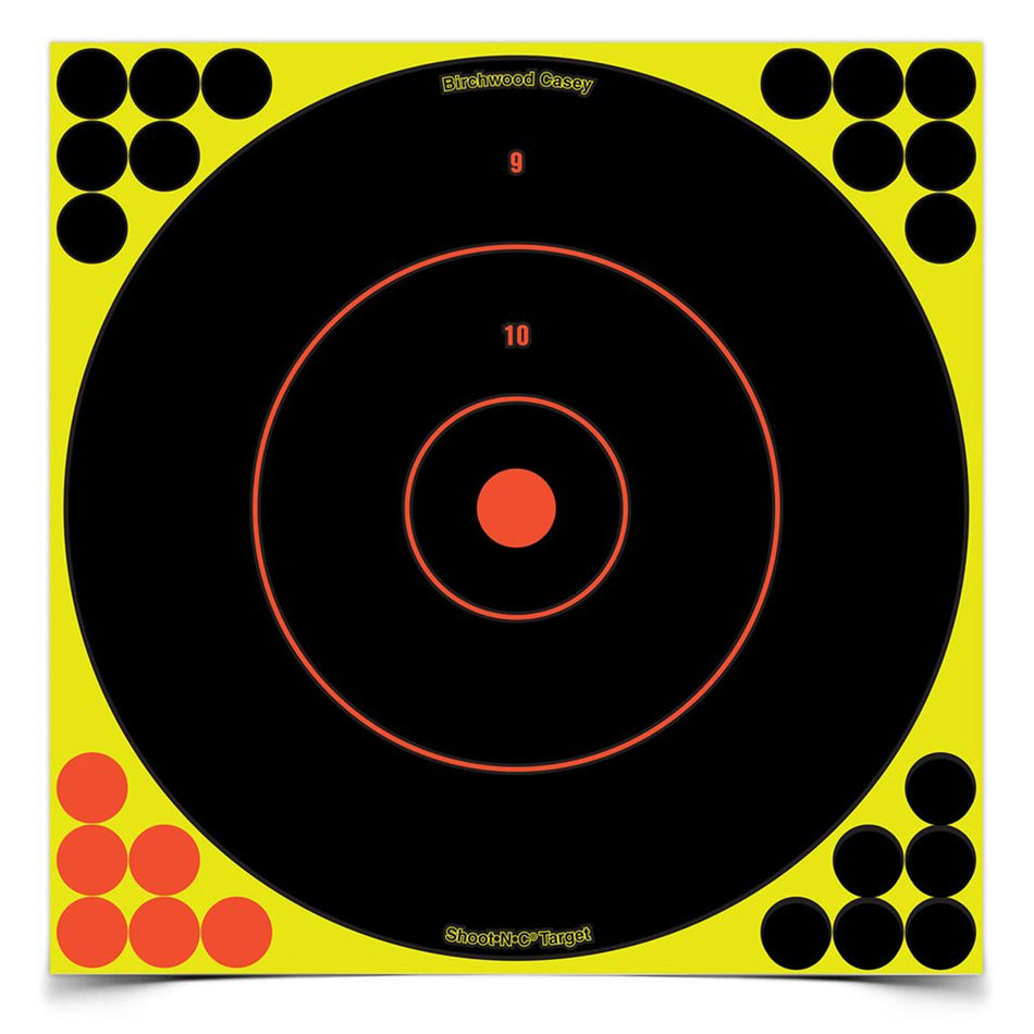 Birchwood Casey Shoot-N-C 12" Bull's Eye Targets 100/ct