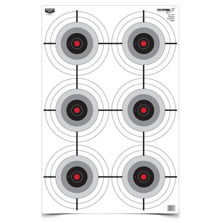Birchwood Casey 23"x35" Multiple Bull's-Eye Eze-Scorer Target 5 Pack