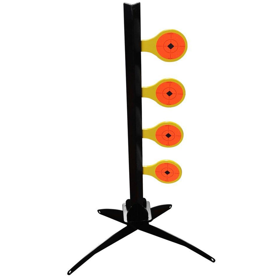 Birchwood Casey World of Targets .22 Rimfire Yellow Steel Dueling Tree with Hard Case