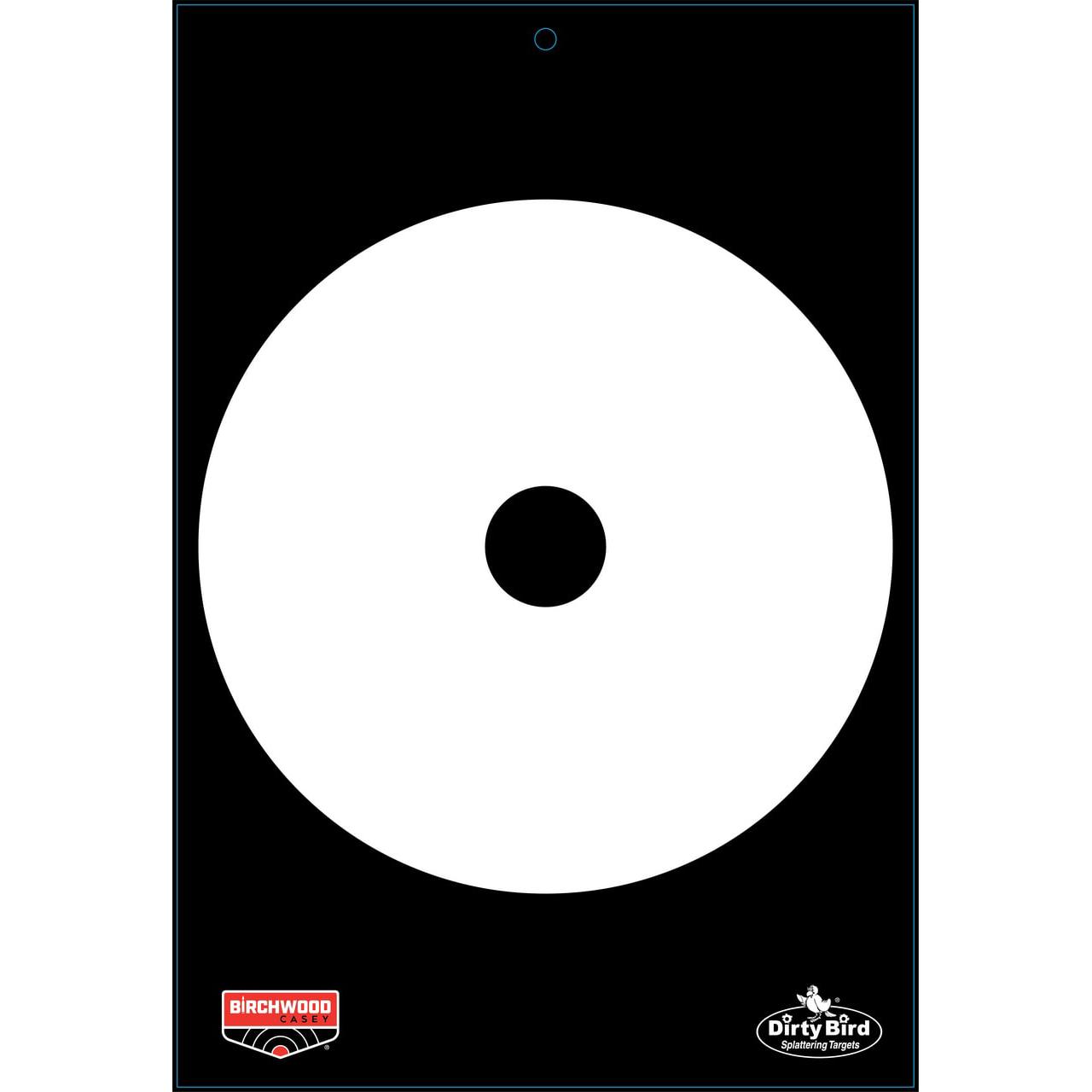 Birchwood Casey Dirty Bird Quickdraw Splatter Target 12"x18" Pack of 6
