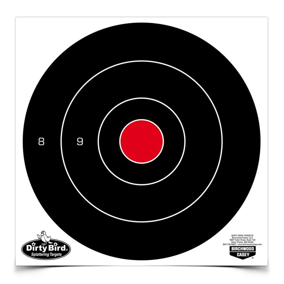 Birchwood Casey Dirty Bird 8 Inch Bull's-Eye Targets 200/ct
