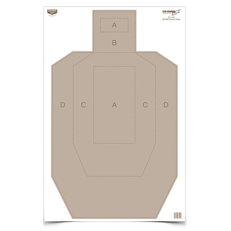 Birchwood Casey EZE-Scorer 23" x 35" IPSC Silhouette Targets 100/Pack