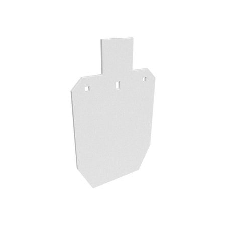 Birchwood Casey 3/8" AR500 Steel IPSC Silhouette Target with White Finish