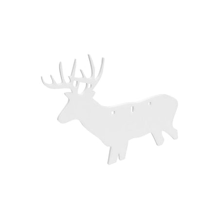 Birchwood Casey AR500 Steel 3/8" 3-Hole Deer Silhouette Plate Shooting Target