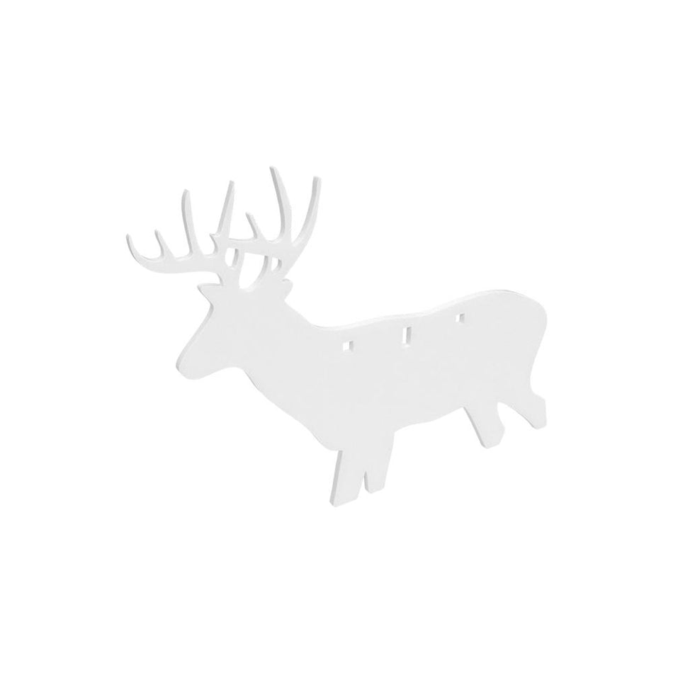 Birchwood Casey AR500 Steel 3/8" 3-Hole Deer Silhouette Plate Shooting Target