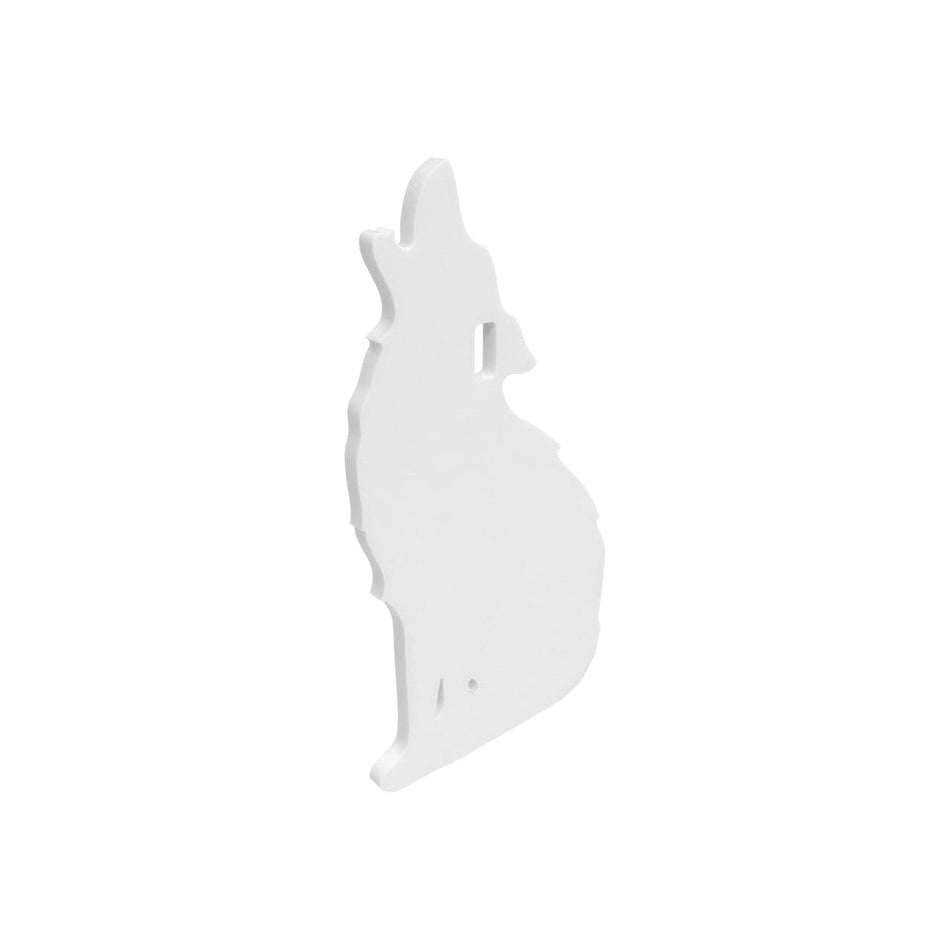 Birchwood Casey AR500 Steel 1 Hole Howling Coyote Animal Silhouette Target