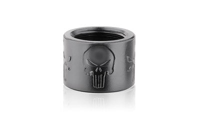 Backup Tactical 1/2x28 Thread Protector, Skull X Pattern, Black Finish