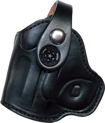Bond Arms LH Black Leather Thumbsnap Holster for Back-Up Derringer