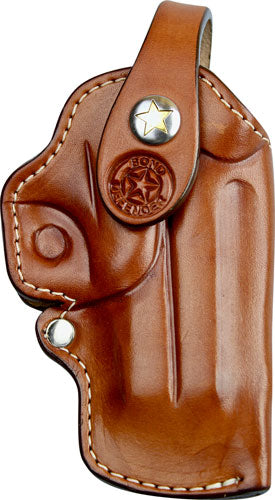 Bond Arms Tan Leather RH Clip Holster 3.5" w/ Full Trigger Guard