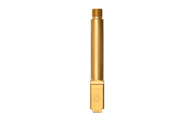 Ballistic Advantage 9MM 4.5" Threaded Barrel, Glock 19 Gen 3-5 Compatible, PVP Gold Finish, 1/2x28 Thread