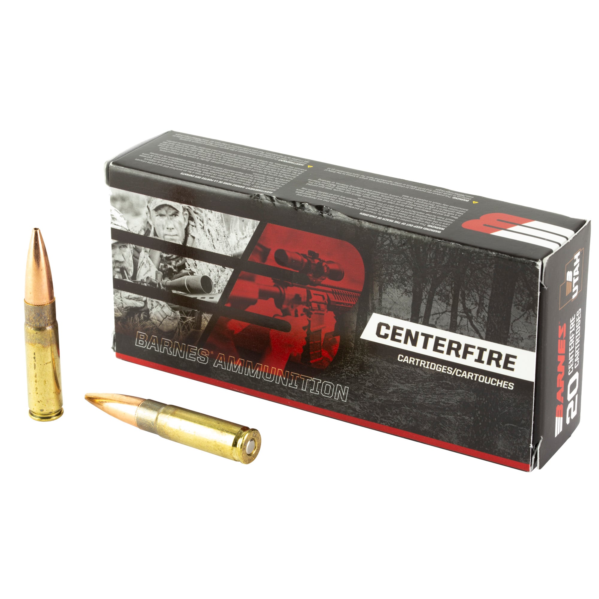 Barnes .300 AAC Blackout 32004 Centerfire Rifle Jacketed Hollow Point JHP 120 Grain