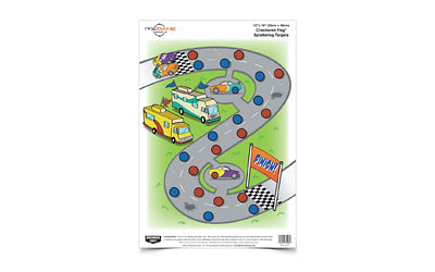 Birchwood Casey BC-35574 Pregame Target Check Flag 12x18, Pack of 8