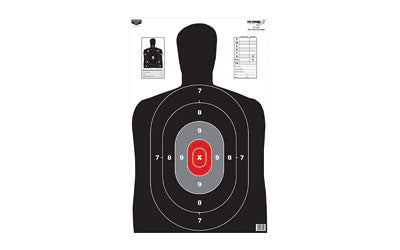 Birchwood Casey BC-37051 Eze-Score BC27 23x35 Red Core Shooting Target 100-Pack