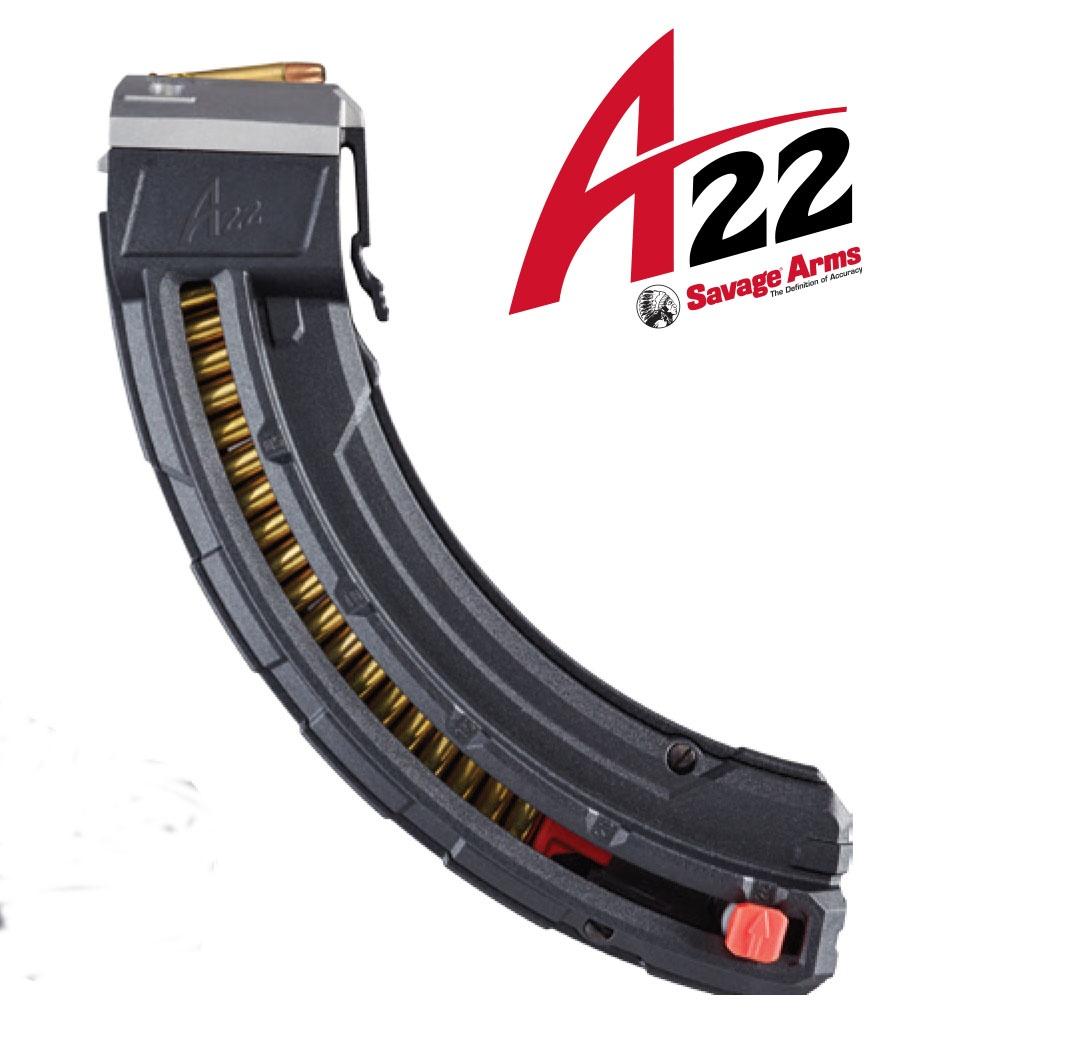 Savage Arms A22 Magnum .22 WMR 25rd Butler Creek Black Steel Magazine