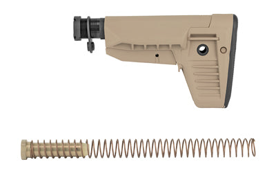 BCM GUNFIGHTER Mod 1 SOPMOD Widebody Stock Assembly with Receiver Extension Buffer Spring FDE