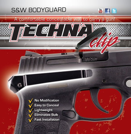 Techna Clip Right-Side Belt Clip Smith & Wesson Bodyguard Auto