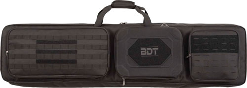 BULLDOG 52" DOUBLE SUPPRESSOR TACTICAL RIFLE CASE BLACK