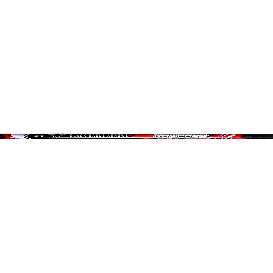 Black Eagle Rampage .003 350 Spine Carbon Arrow Shafts, Dozen