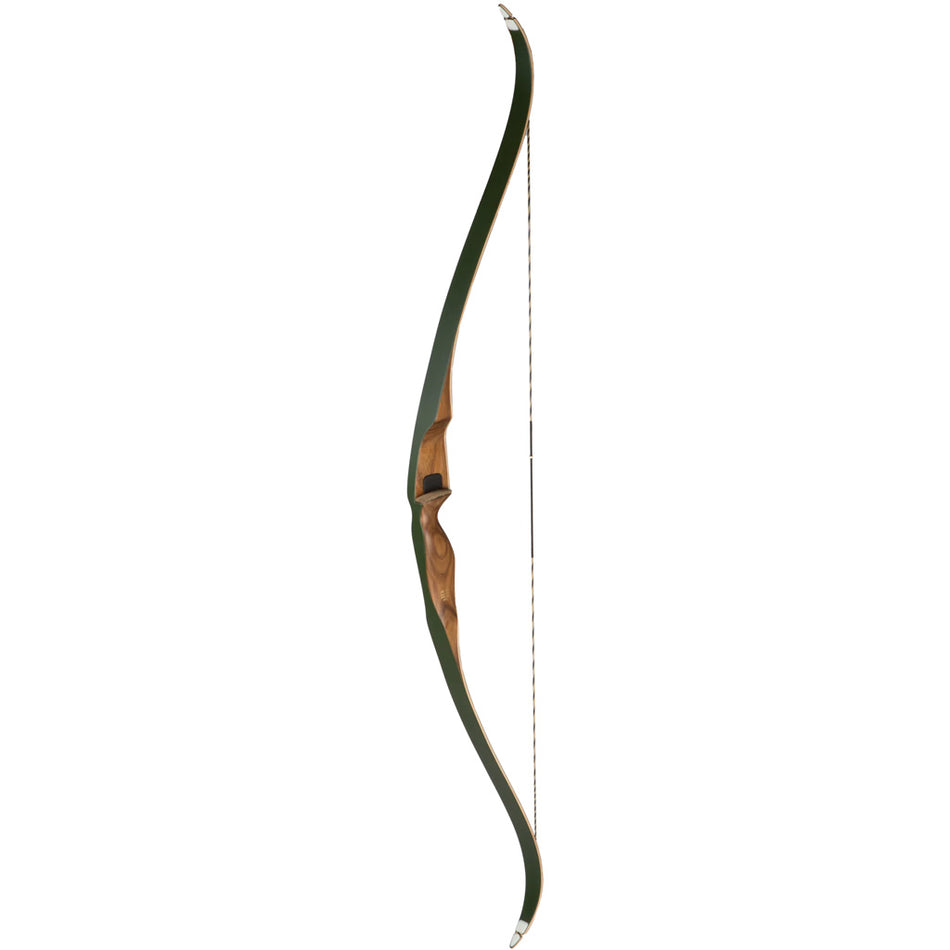 Bear Grizzly 90th Anniversary Edition 40 lb. Right-Hand Recurve Bow - Shedua/Green Glass