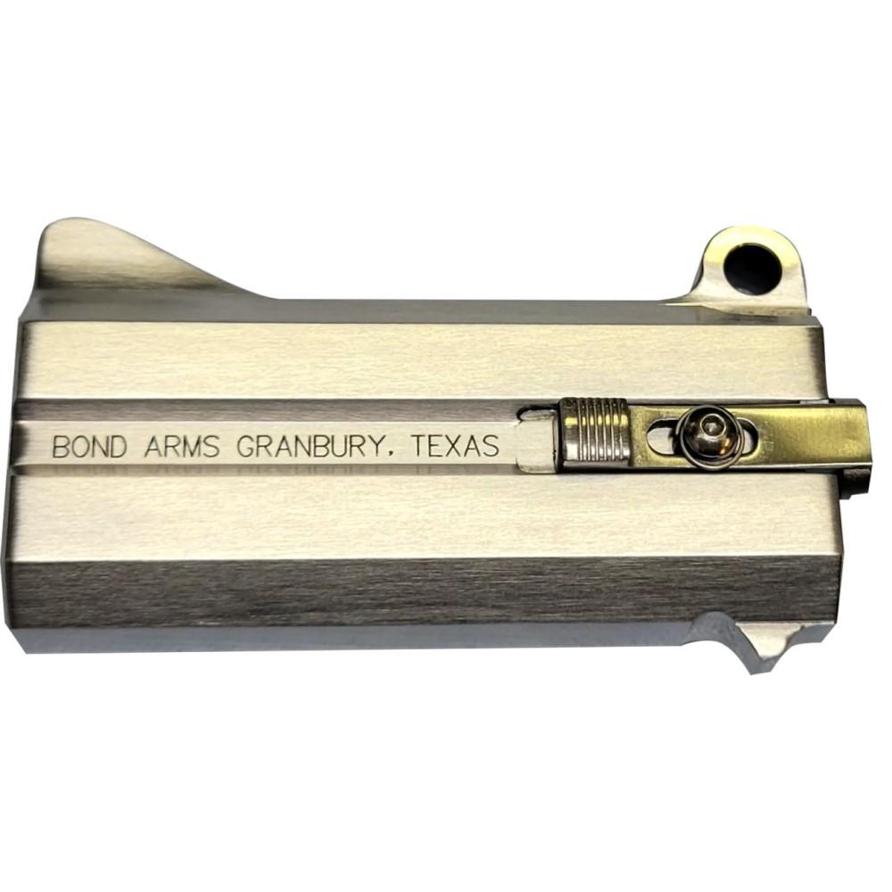 Bond Arms Rough Nation Derringer Barrel .44 Spl 3" Silver Rough Tumble