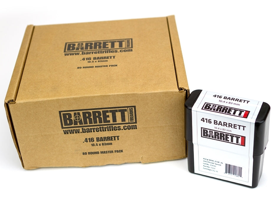 Barrett Firearms .416 Barrett Rifle Ammo Match Grade MTAC Solid 452 grain 