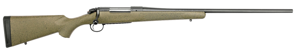 Bergara B-14 Hunter 6.5 Creedmoor 3+1 22in Graphite Black Cerakote Barrel, SoftTouch Speckled Green Stock