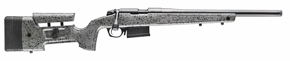 Bergara B-14 Trainer Rifle, .22 LR, 18" Matte Blued Barrel/Receiver, HMR Adjustable Cheek Piece, Black Fleck Gray Synthetic Stock, Right Hand